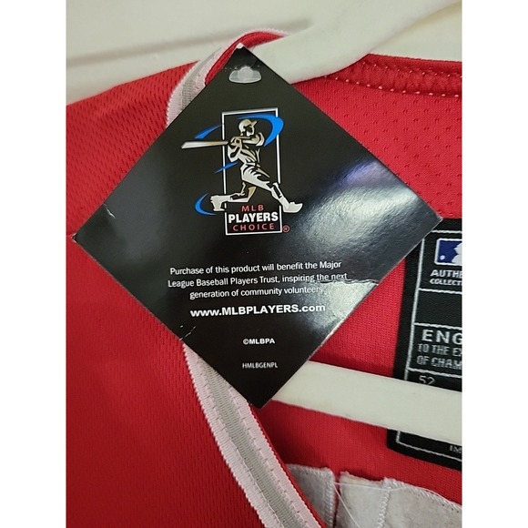 NWT Shohei Ohtani Anaheim Angels Red Alternate Flex Base Jersey MLB 52 (2XL) - Picture 5 of 13